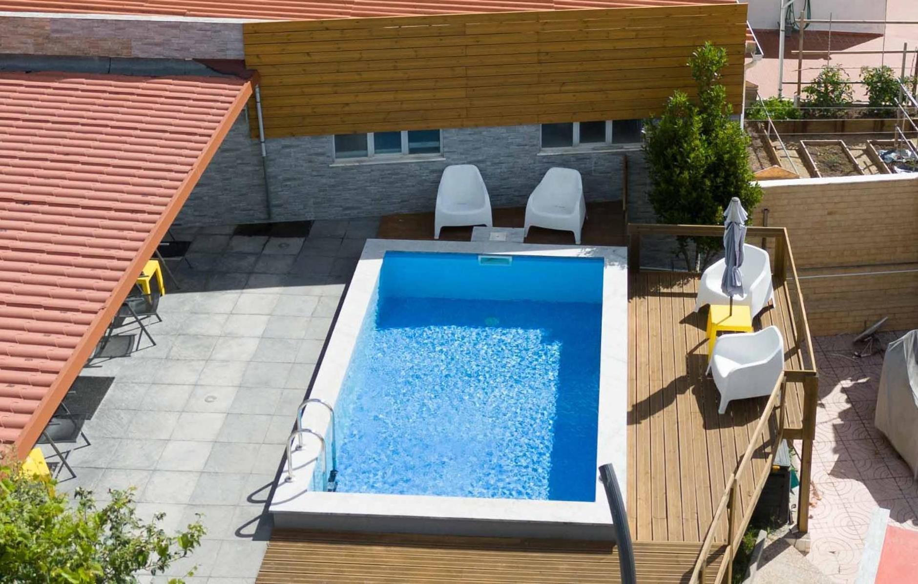 Ferienwohnung Sun House - Near Sintra - Kitchen - Pool Exterior foto