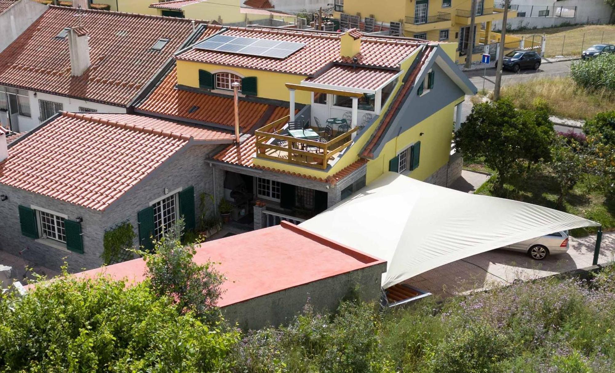 Ferienwohnung Sun House - Near Sintra - Kitchen - Pool Exterior foto